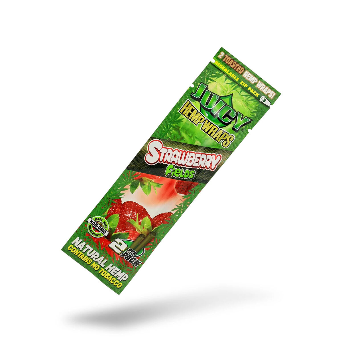 JUICY HEMP WRAPS STRAWBERRY FIELDS (2/PK)
