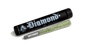 HEAVY HITTERS VELVET 1G INFUSED DIAMOND PRE ROLL SATIVA