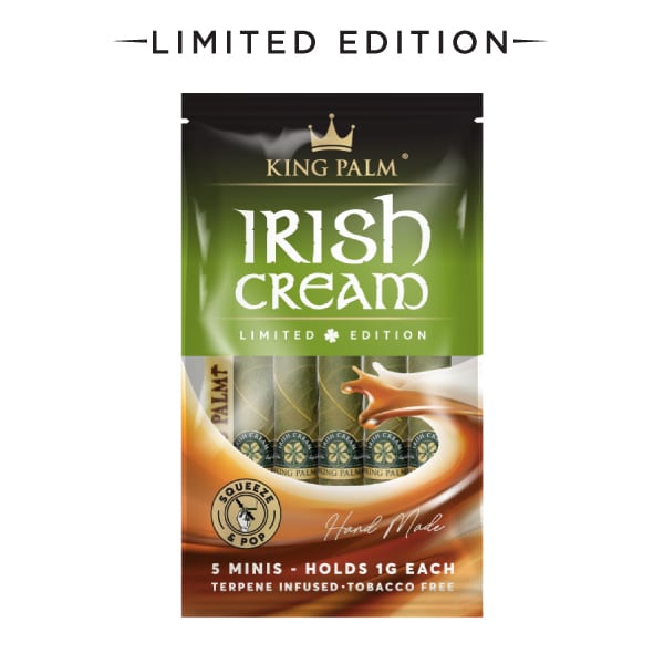 KING PALM MINI 5'S IRISH CREAM