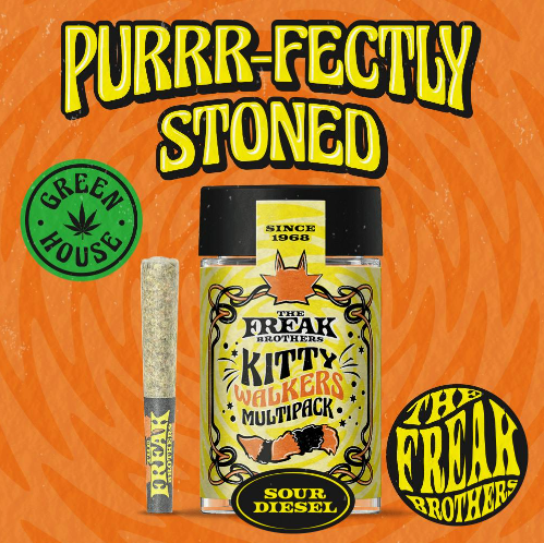 FREAK BROTHERS  COOKIES SOUR DIESEL PREROLL PACK - 3.5G