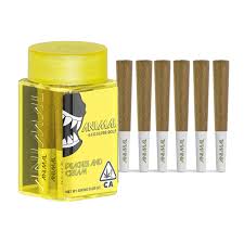 ANIMAL PEACHES AND CREAM INFUSED PREROLL 6 PACK