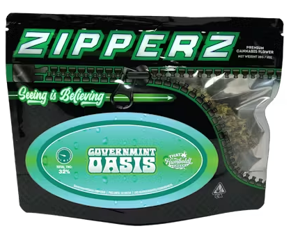 ZIPPERZ GOVERNMINT OASIS FLOWER STRAIN 28G