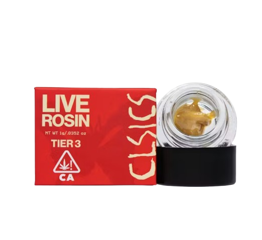 Clsics - Tier 3 Live Rosin 1G Indica Surely Temple