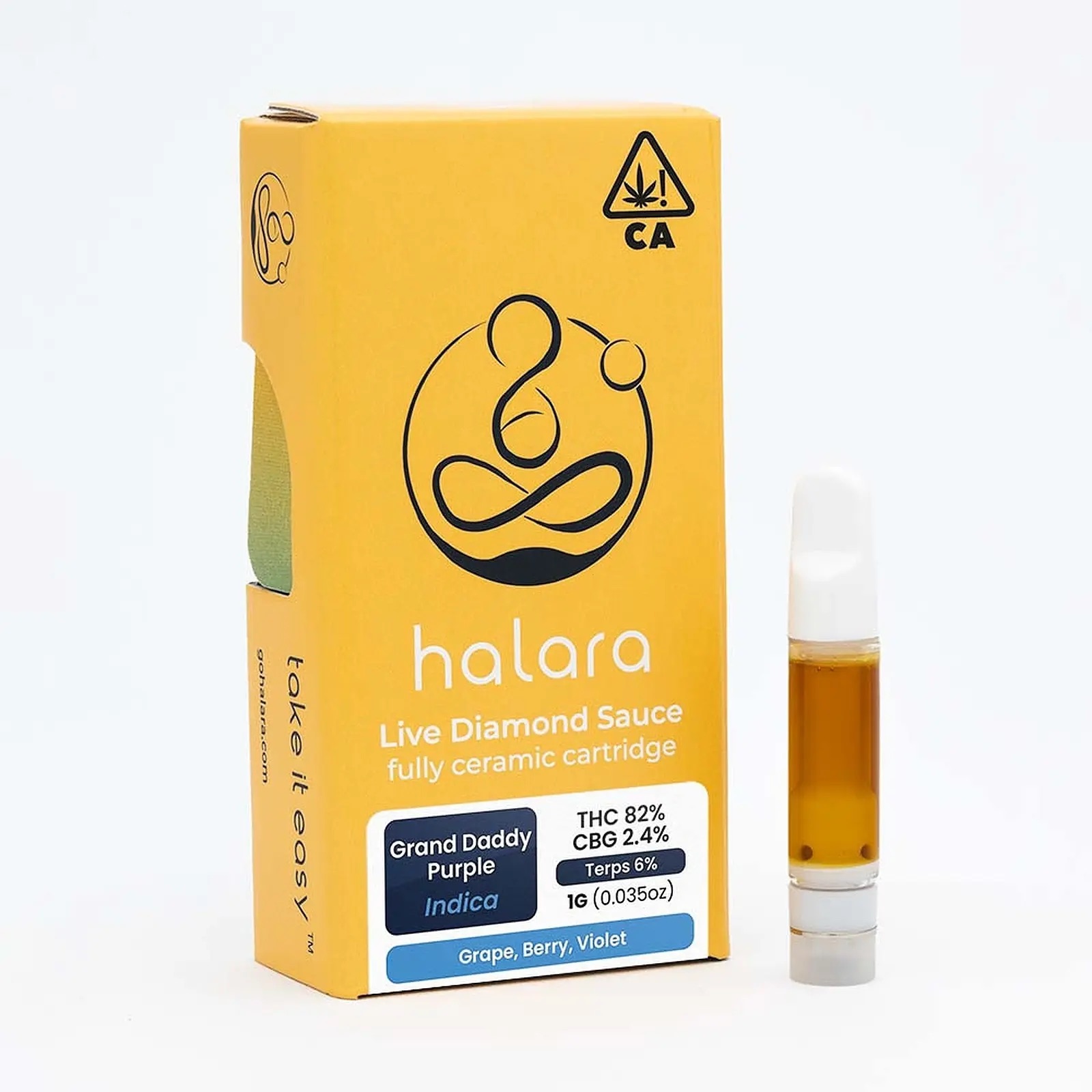 Halara - Grand Daddy Purple 1g Live Diamond Sauce 1g