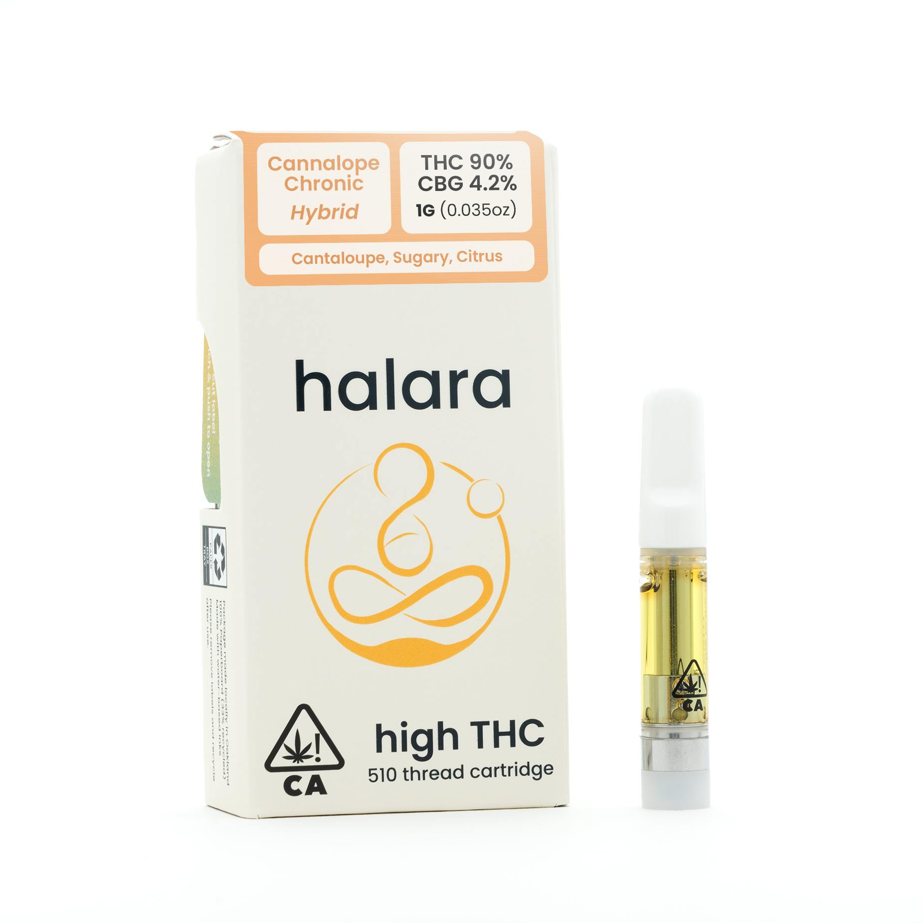 Halara - Cannalope Chronic - 1g High THC Cart