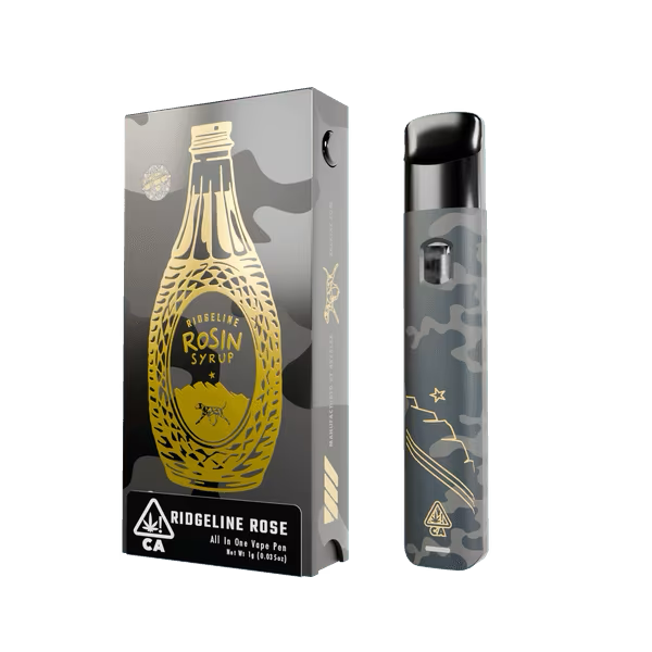 Arcata Fire - T1 100% Live Rosin All-in-one Vape 1G Sativa Ridgeline Rose