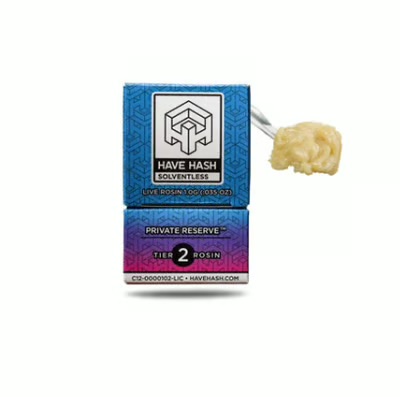 Have Hash - Ztrawberriez - Private Reserve - Cold Cure Live Rosin (1g)