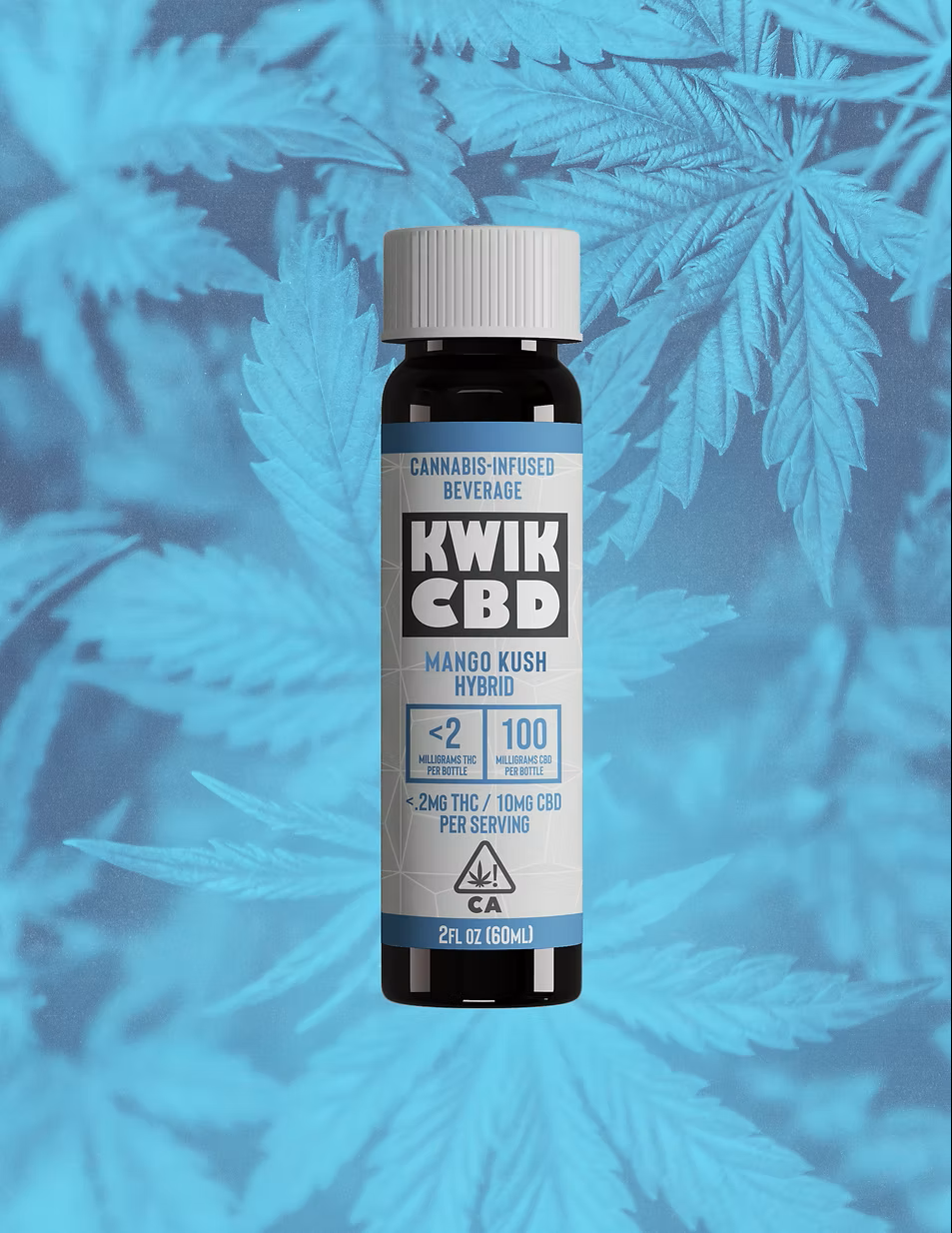 Kwik Ease - Mango Kush - CBD 100MG Shot