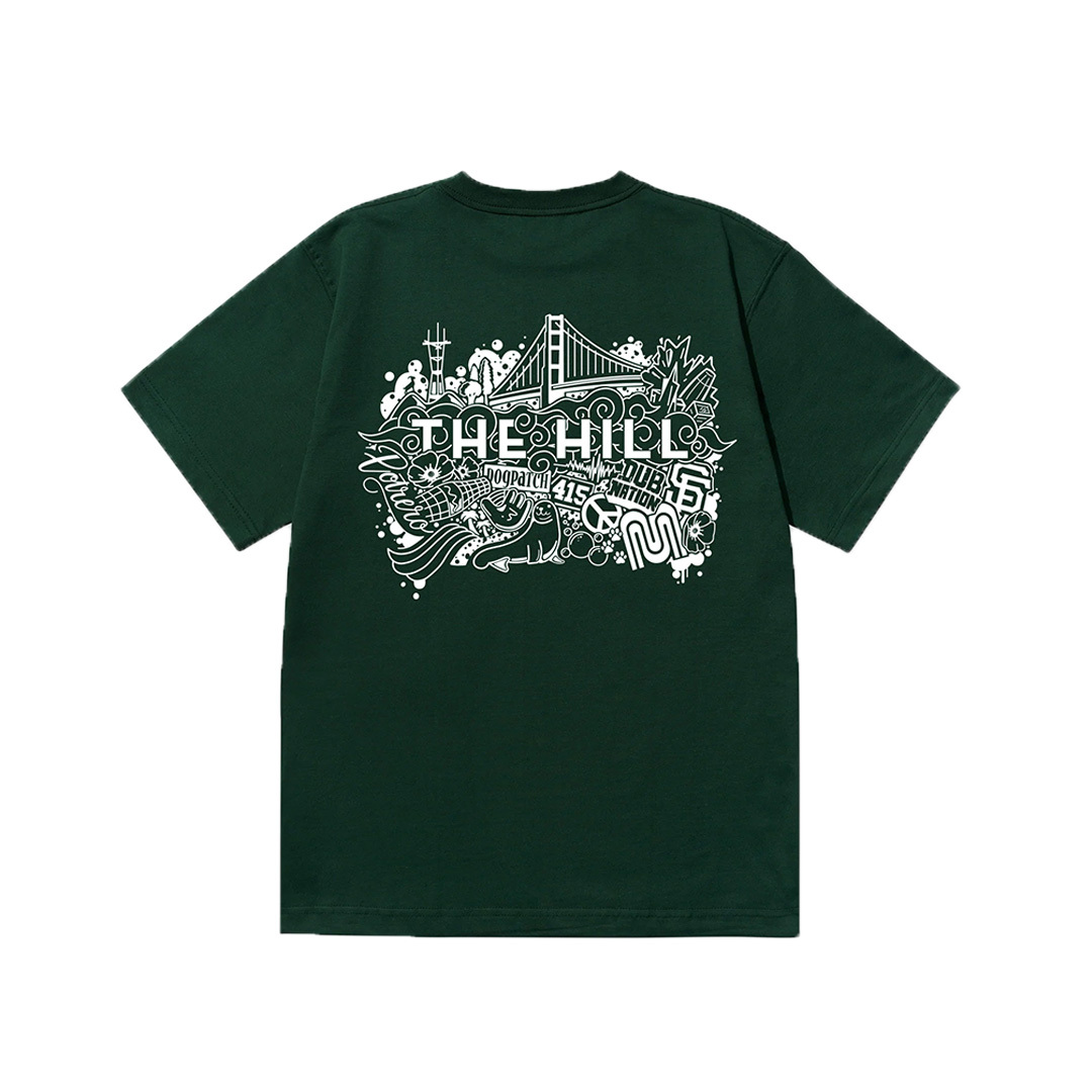 The Hill - Green Mural T-shirt - 2X-LARGE