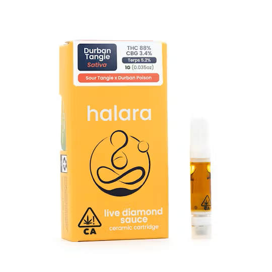 Halara - Durban Tangie - High THC Cart (1g)