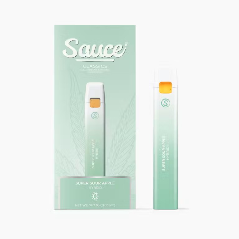 Sauce - Classic Distillate - Super Sour Apple  1G All-in-one