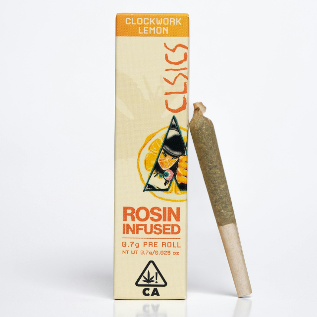 CLSICS - Rosin Preroll 0.7g Sativa Clockwork Lemon
