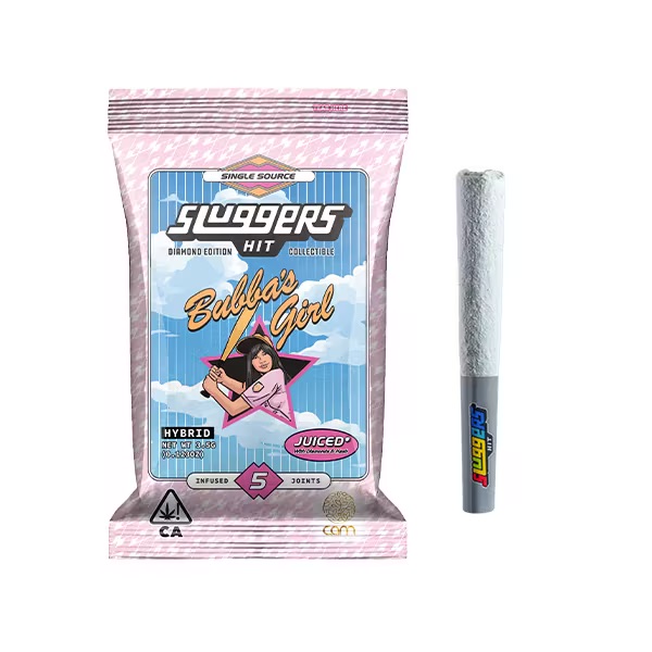 Sluggers Hit - Infused Preroll - 0.7g 5pk - Bubba's Girl
