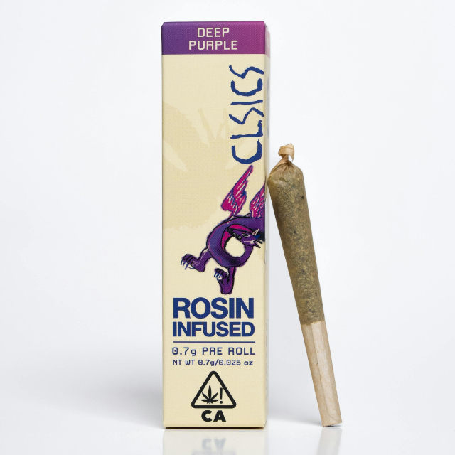 CLSICS - Rosin Preroll 0.7g Indica Deep Purple