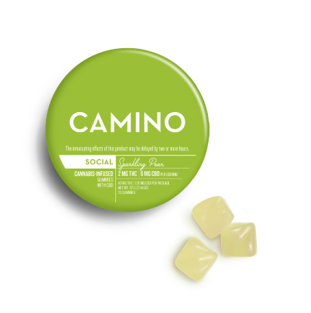 2mg Thc : 6mg Cbd | 'social' Sparkling Pear | 20 Pk