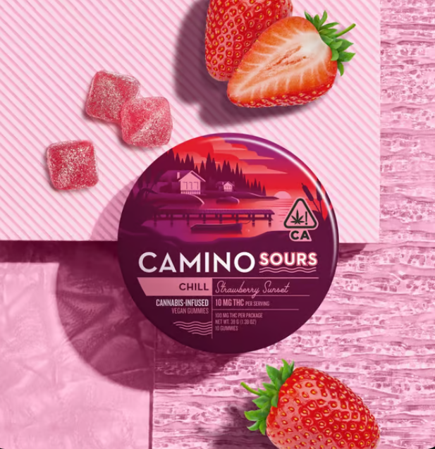 Sours Strawberry Sunset Chill 100mg 10 Pk