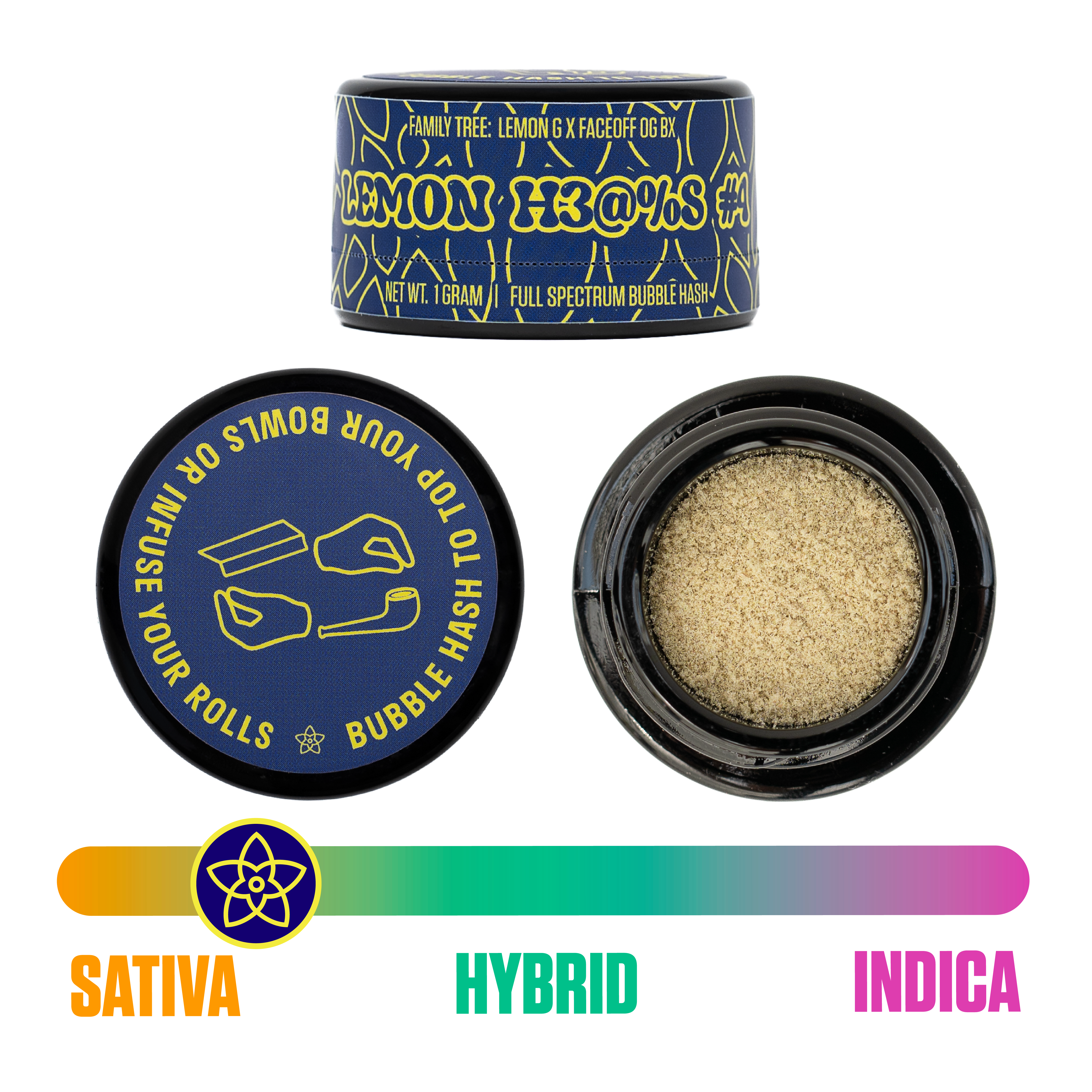 LEMON H3@%S | BUBBLE HASH | 1G