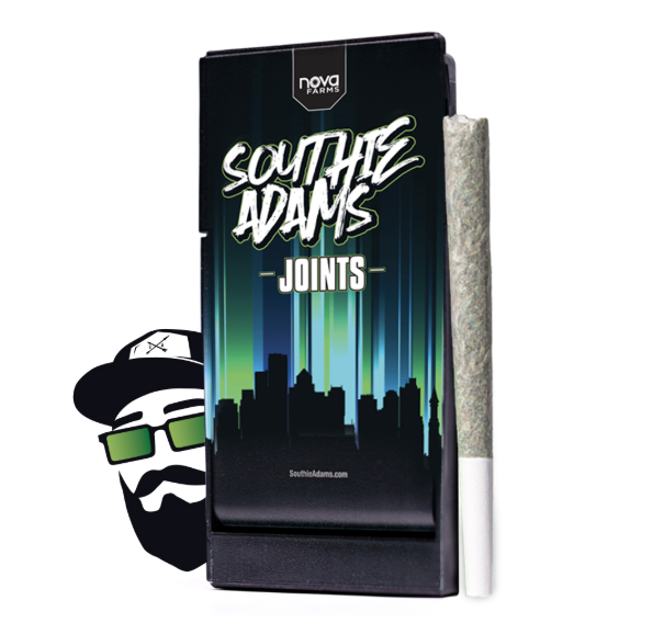 GMO | SOUTHIE ADAMS CONE JOINTS | 0.5G 4-PACK - 2g | Pre Rolls | NOVA FARMS  | SilverLeaf (Rec)