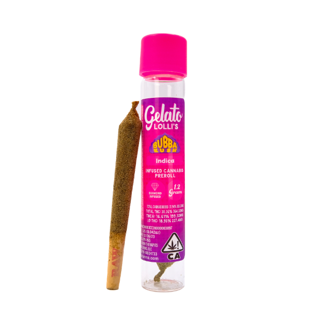 GELATO | BUBBA KUSH | INFUSED | 1.2G | PREROLL
