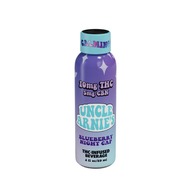 UNCLE ARNIES | BLUEBERRY NIGHT CAP 4:1 | THC:CBN | 100MG | 2OZ