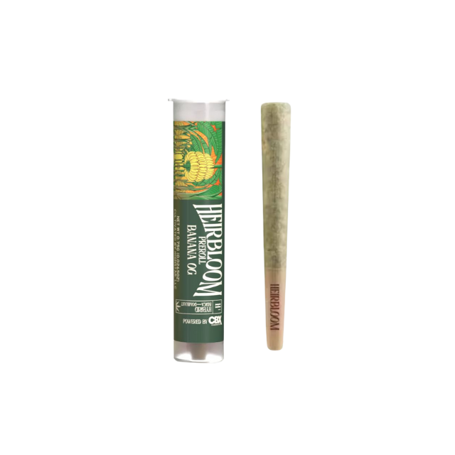 HEIRBLOOM | .75G PREROLL | BANANA OG