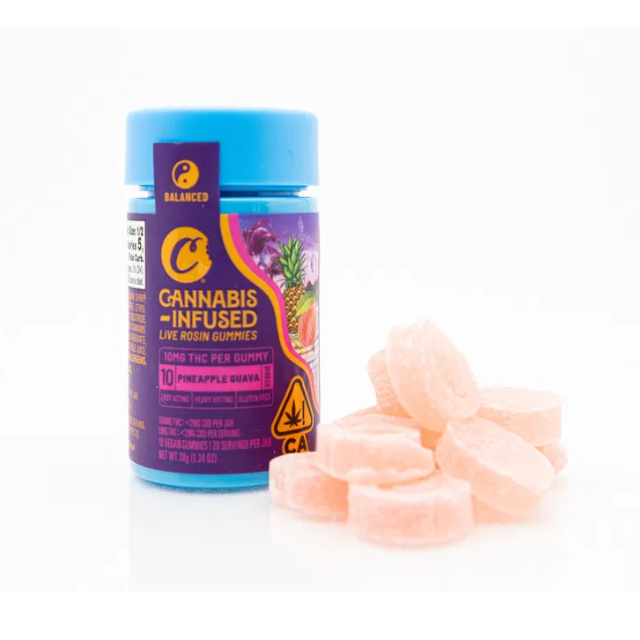 COOKIES | PINEAPPLE GUAVA ROSIN GUMMIES | 100MG