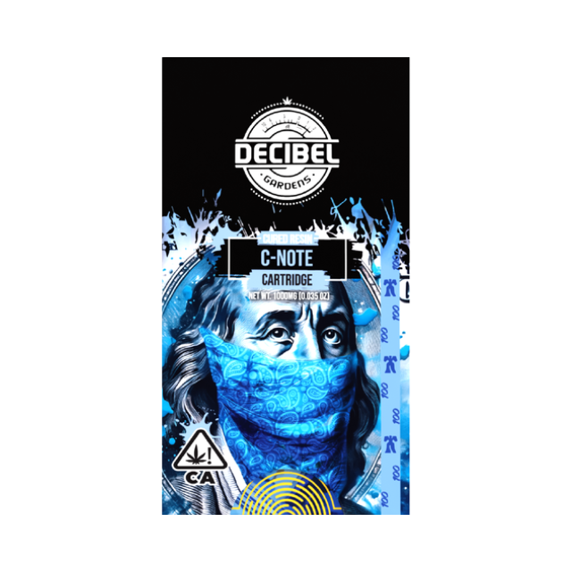 DECIBEL GARDENS | C-NOTE | CURED RESIN | 1G CART