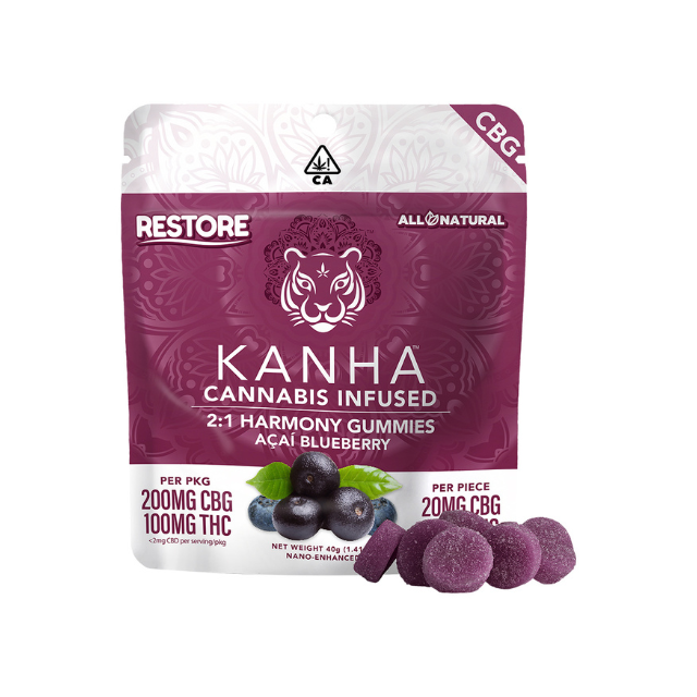 KANHA | FX | NANO ACAI BLUEBERRY |  2:1 | CBG:THC |10 PK | 300MG