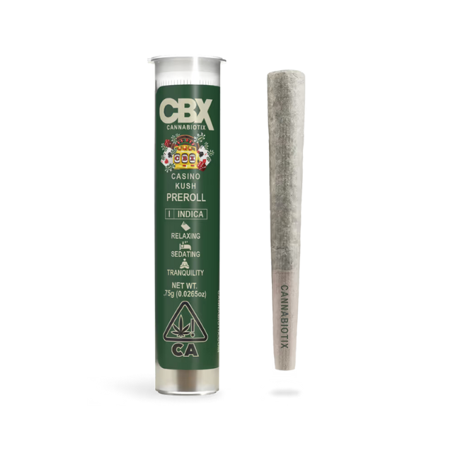 CBX | CASINO KUSH | .75G | PREROLL