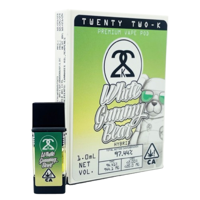 22K | WHITE GUMMY BEAR | 1G POD