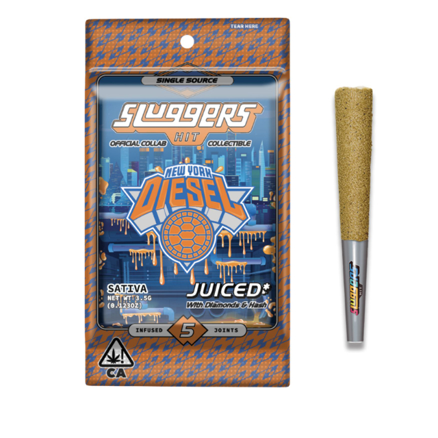 SLUGGERS | .7G INFUSED MINI BLUNTS | NYC DIESEL | 5PK