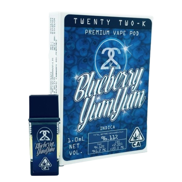 22K | BLUEBERRY YUM YUM | 1G POD