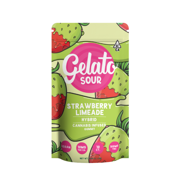 GELATO | STRAWBERRY LIMEADE | 100MG | 10PK