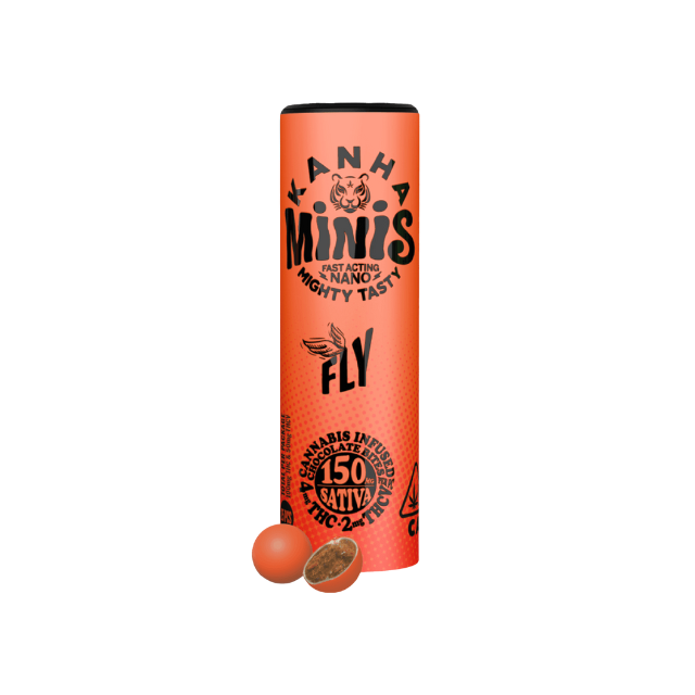 KANHA | NANO | MINIS | SATIVA FLY | 150MG  | 2:1 |THC:THCV | 25 PK