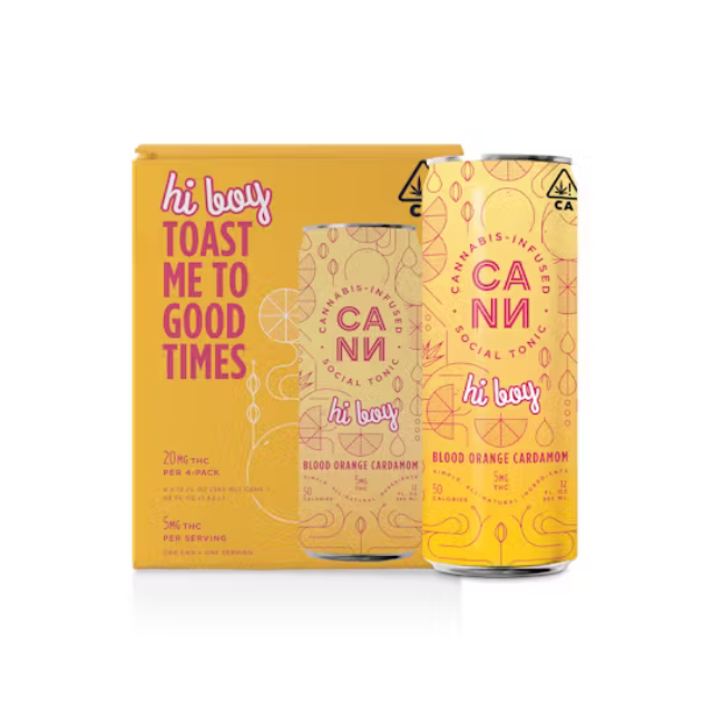 CANN | BLOOD ORANGE CARDAMOM TONICS | 2:1 CBD:THC | 4PK