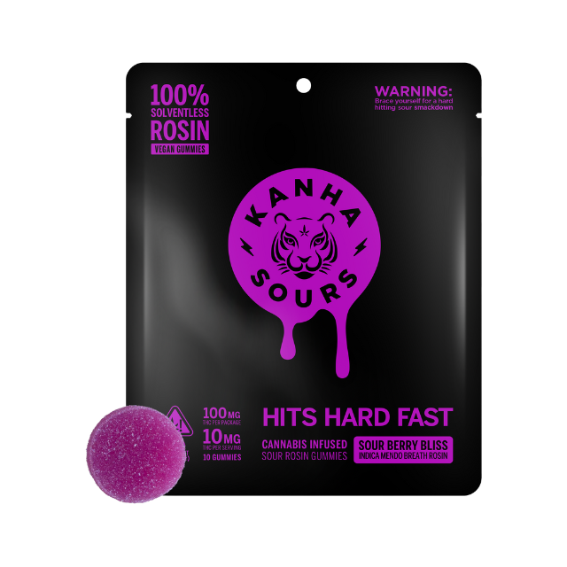 KANHA | SOUR BERRY BLISS | SOLVENTLESS | 100MG