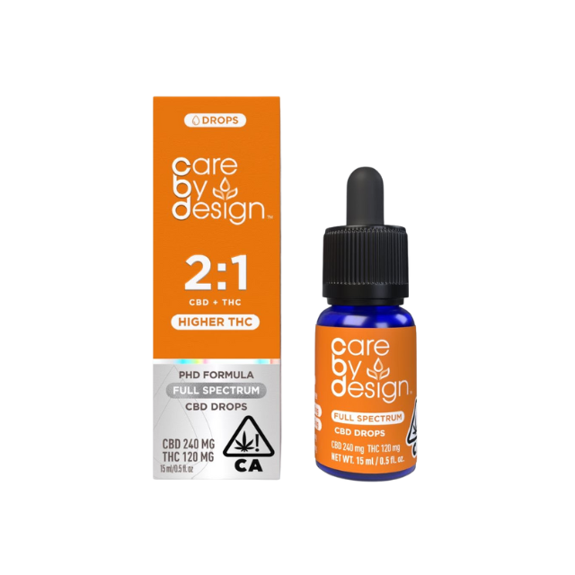 CARE BY DESIGN | FULL SPECTRUM | 2:1 CBD | 15ML TINCTURE