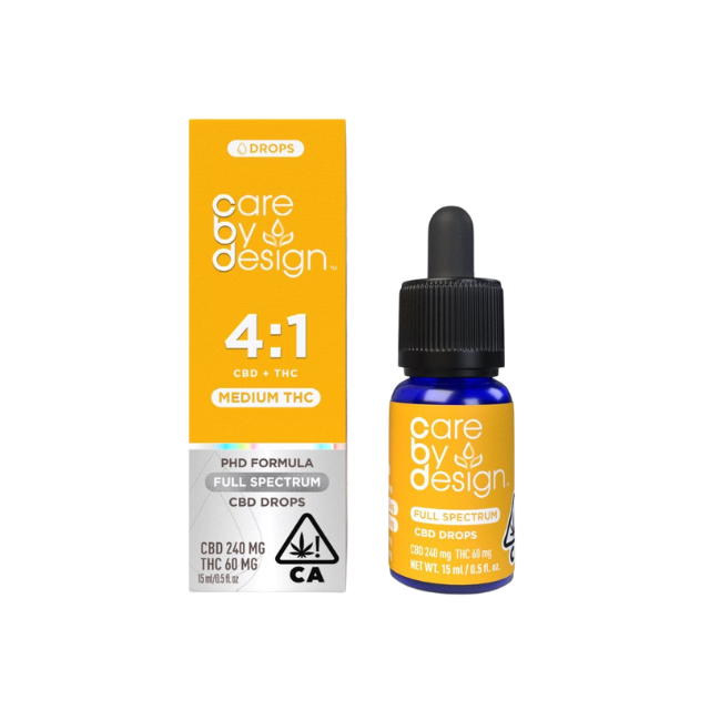 CARE BY DESIGN | FULL SPECTRUM | 4:1 CBD | 15ML TINCTURE
