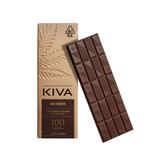 KIVA | DARK CHOCOLATE BLACKBERRY | 100MG