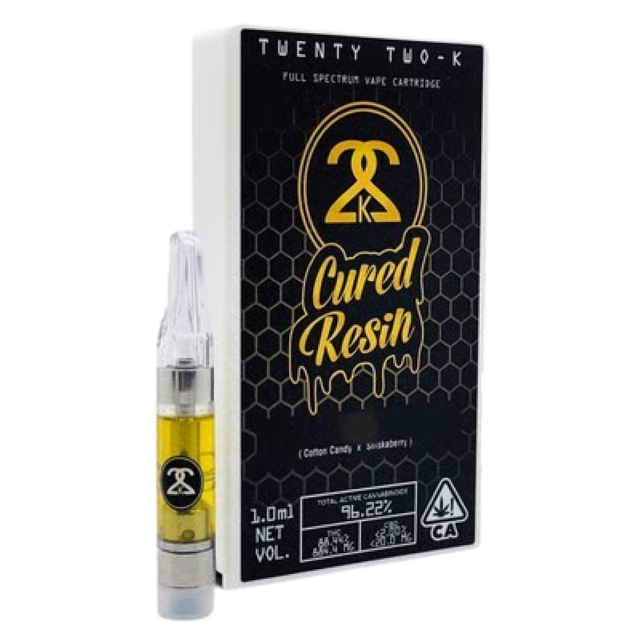 22K | BLUE ZUSHI | CURED RESIN | 1G CARTRIDGE