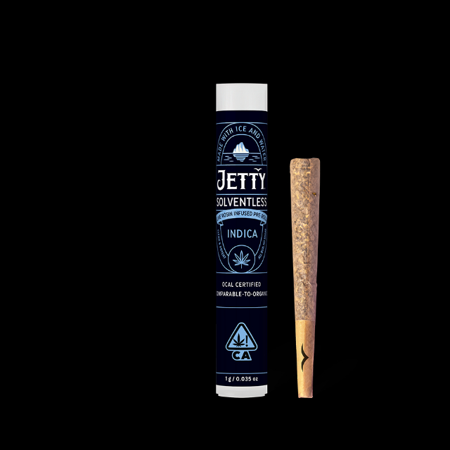 Jetty | Grape Gas X Grape Gas | Indica | 1G Solventless Rosin Preroll