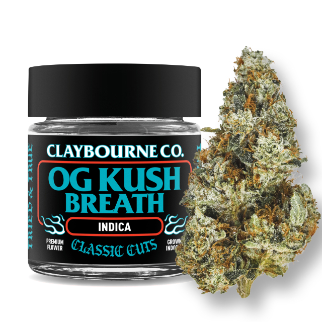 Claybourne Co. | Classic Cuts | OG Kush Breath | 3.5G Jar