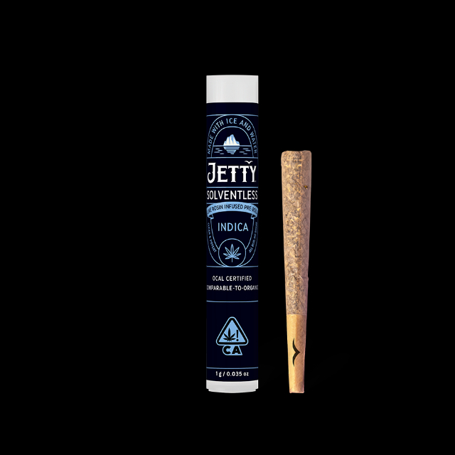 Jetty | Diamond Popz X Tropaya | Indica | 1G Solventless Preroll