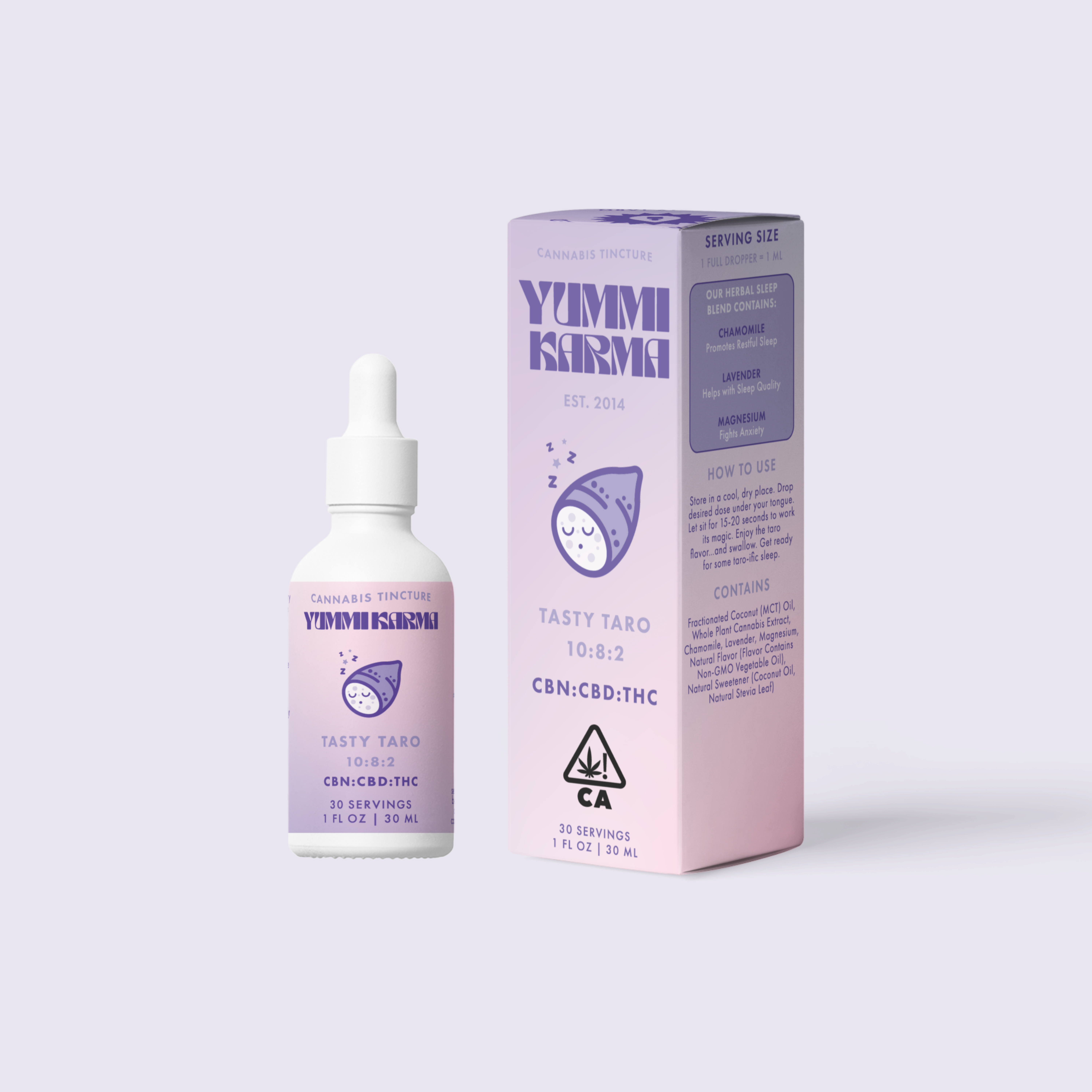 Yummi Karma | Tasty Taro | Tincture | 10:8:2