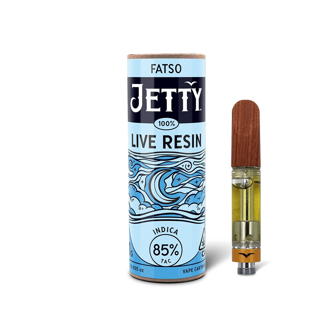 Jetty | Fatso | Indica | 1G Live Resin Cart