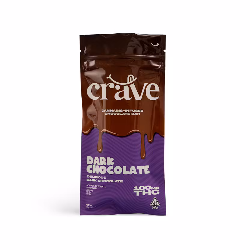 Crave | Dark Chocolate | 100MG Chocolate