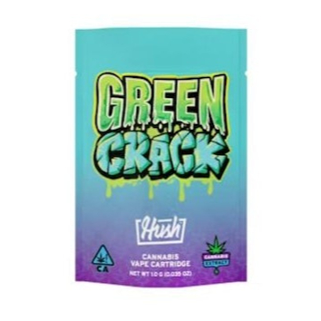 Hush | Green  Crack | Sativa | 1G Cartridge