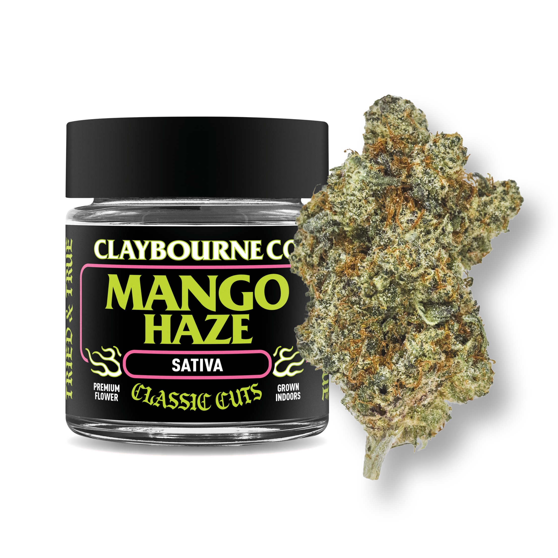 Claybourne Co. | Classic Cuts | Mango Haze | 3.5G Jar