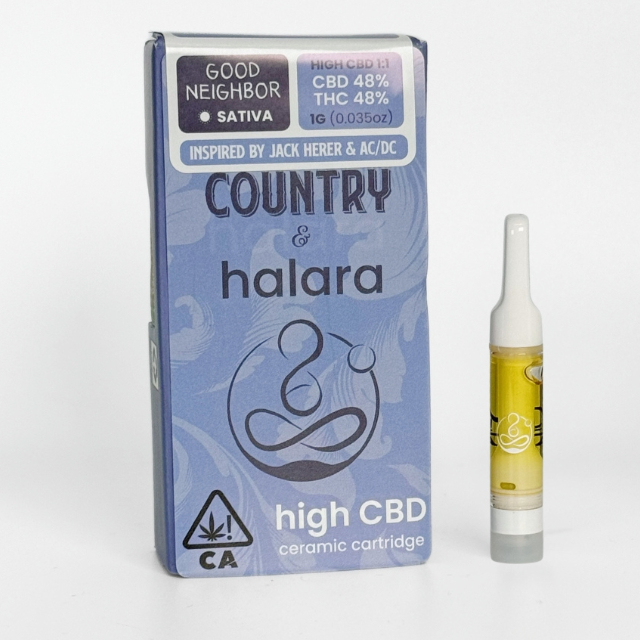 Halara | Good Neighbor 1:1 | CBD:THC | Sativa |1g Cart