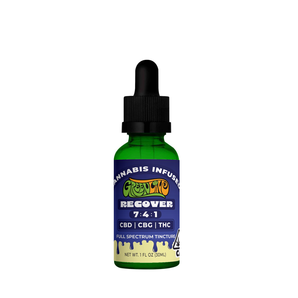 Greenline | Recover | CBD:CBG:THC 30ML Tincture